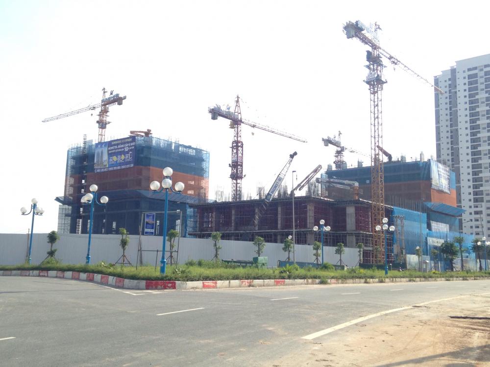 2 tòa thi công tới tầng 10, 1 tòa thi công tới tầng 3