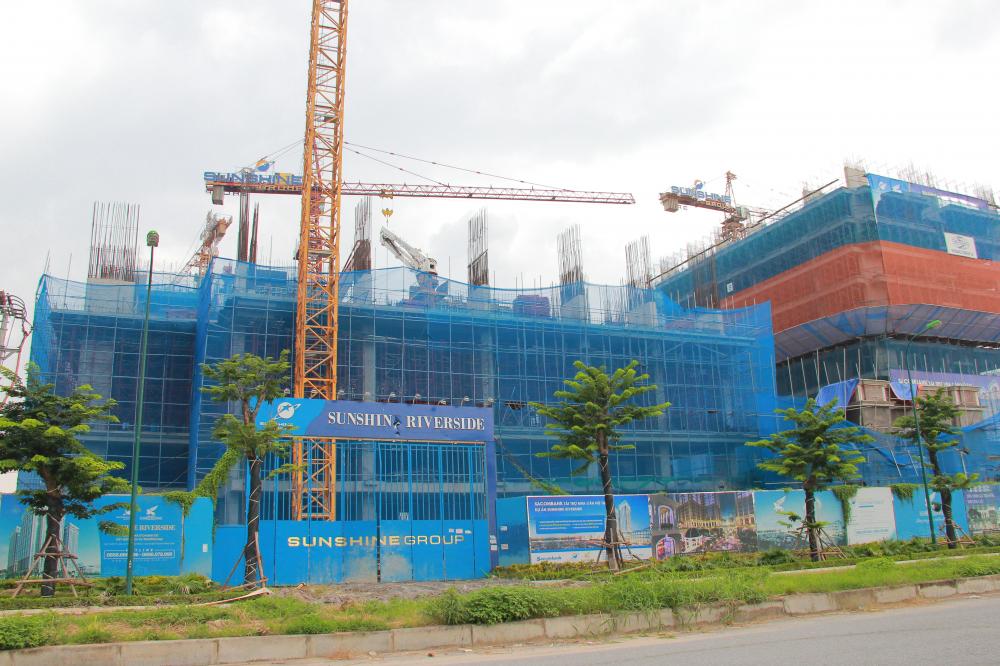 2 tòa xây đến tầng 10, 1 tòa thương mại xây tới tầng 4