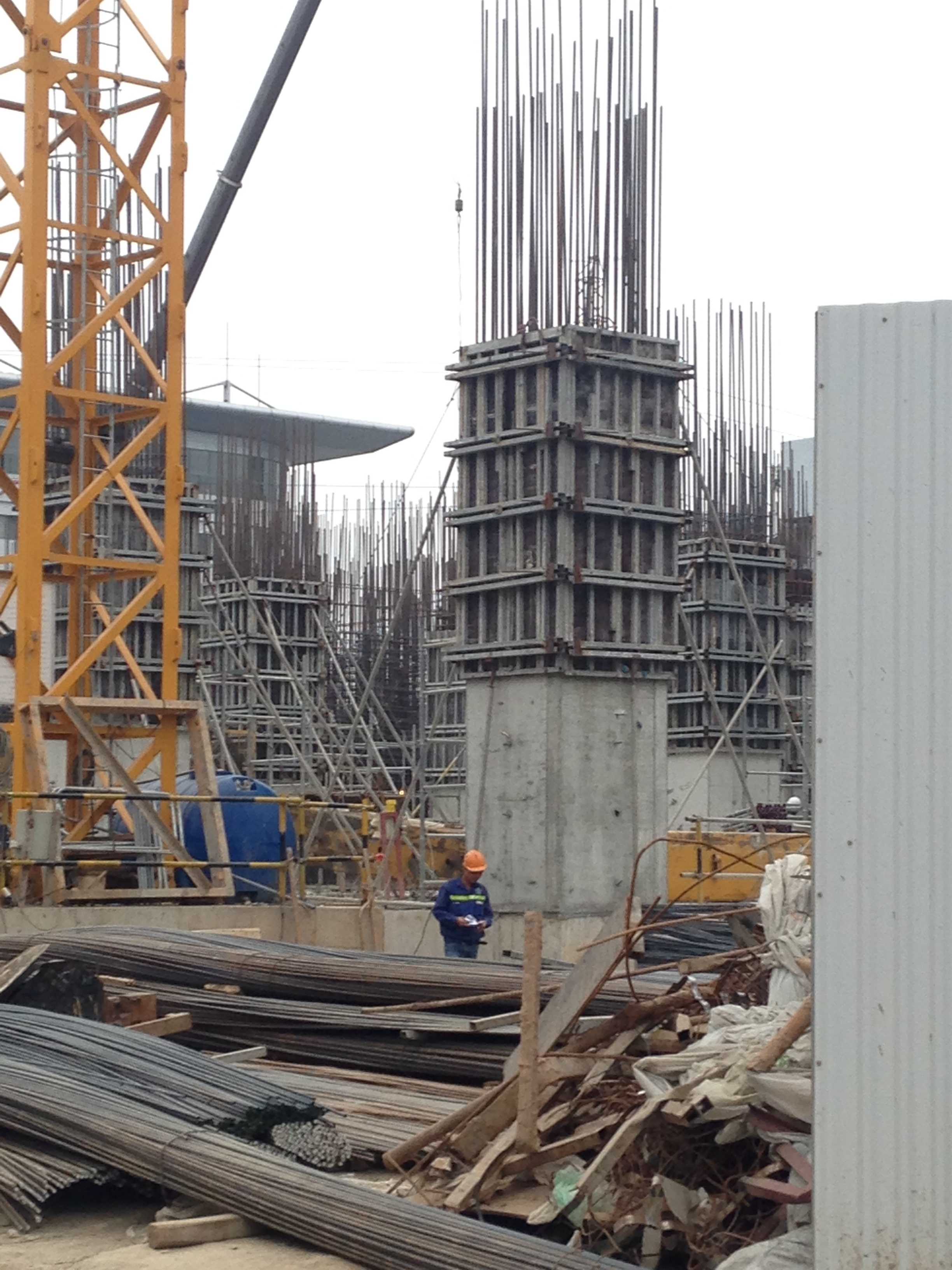 Dự án đã thi công xong hầm, đang thi công tầng 1