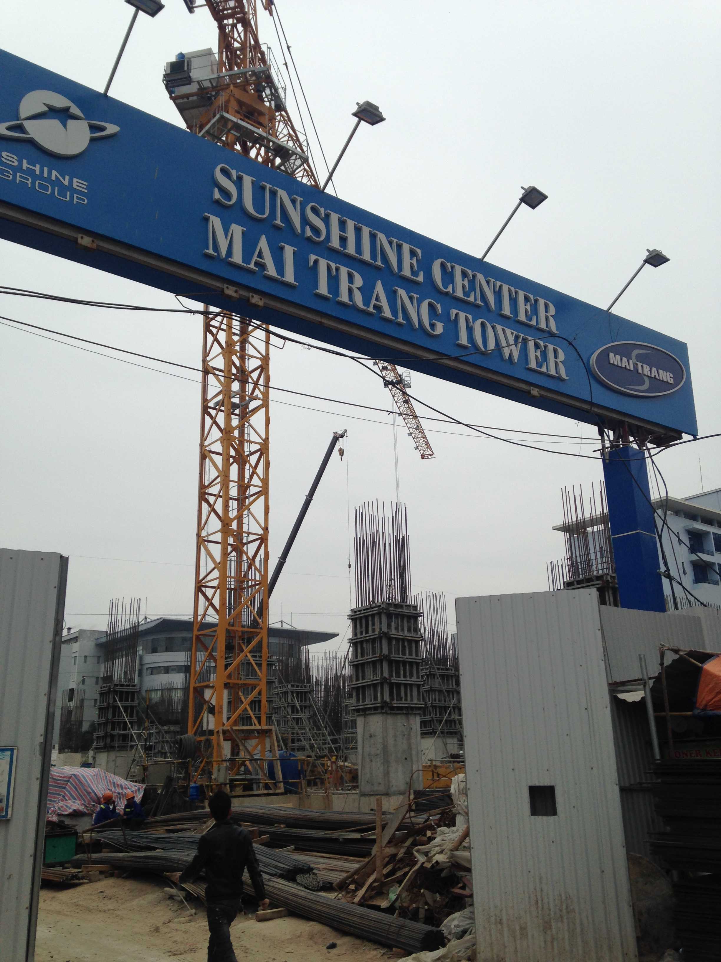 Dự án đã thi công xong hầm, đang thi công tầng 1