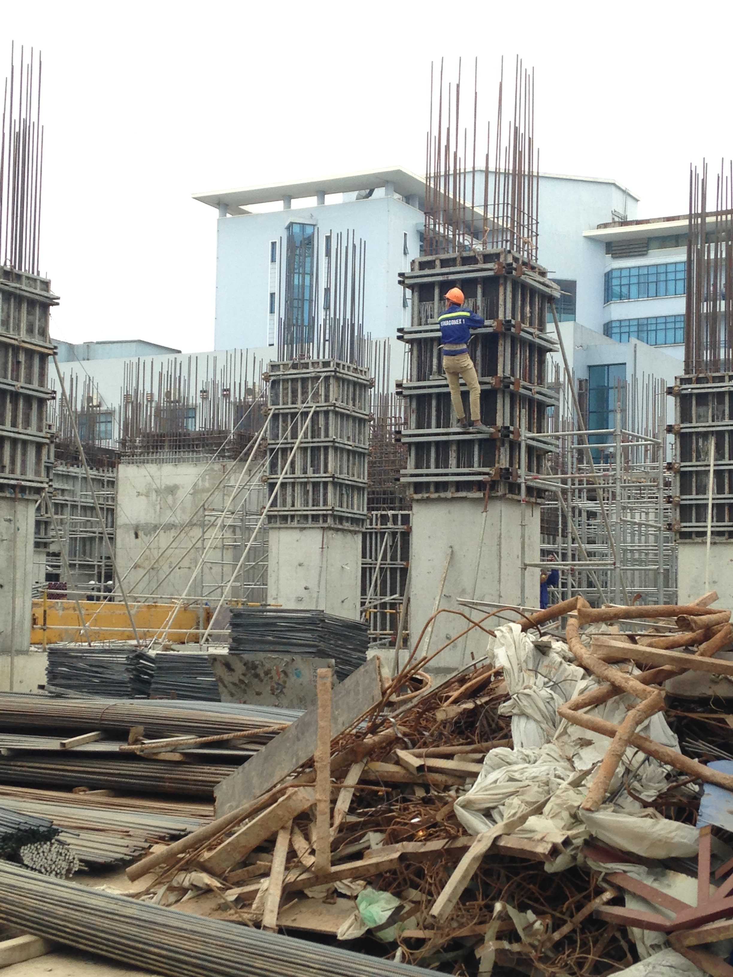 Dự án đã thi công xong hầm, đang thi công tầng 1