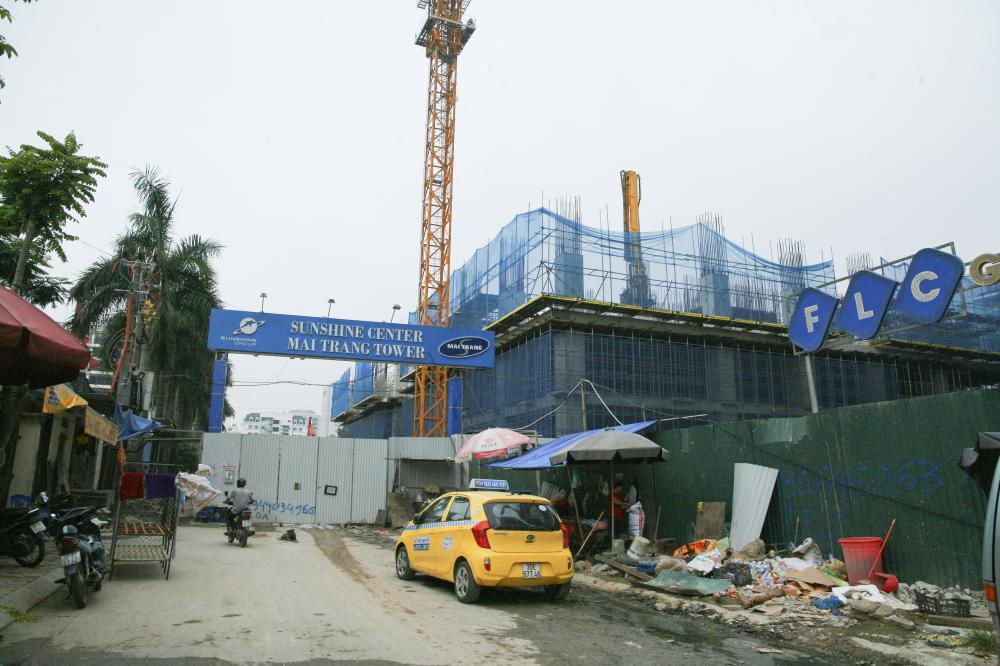 Dự án đang thi công tới mặt sàn tầng 3