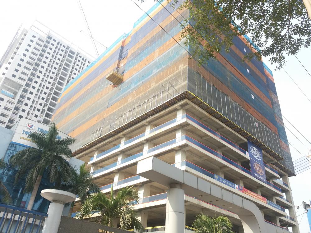 Dự án đang thi công tới mặt sàn tầng 16