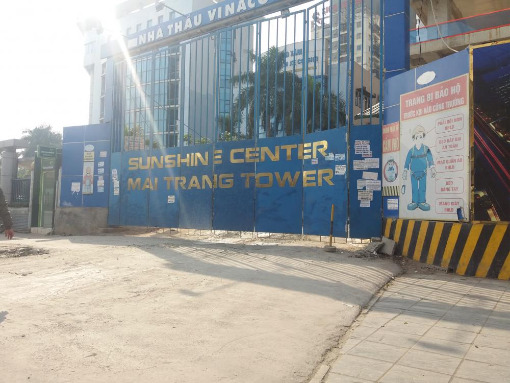 Dự án đang thi công tới mặt sàn tầng 16