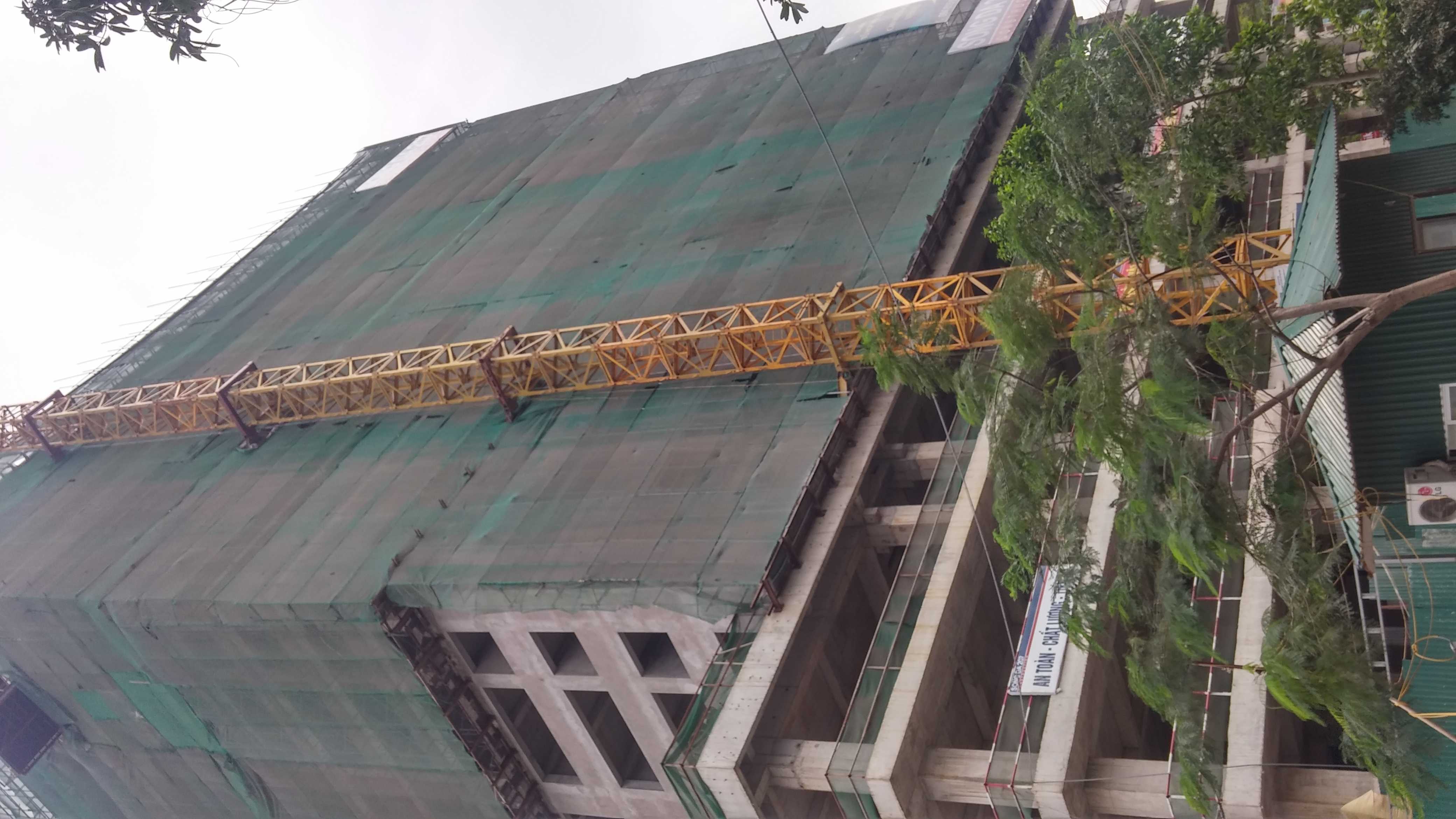 Dự án đang thi công tới tầng 19