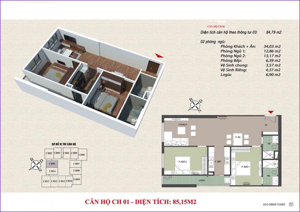 Thiết kế căn hộ 01