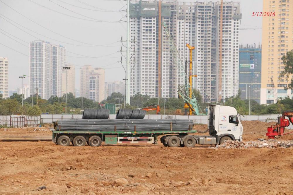 Dự án đang san lấp mặt bằng