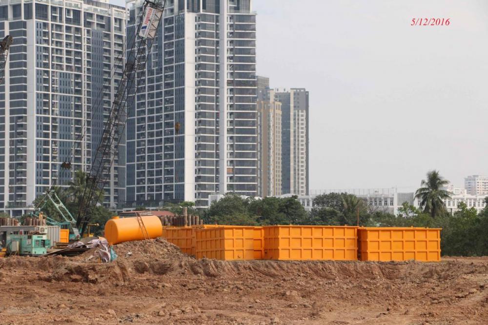 Dự án đang san lấp mặt bằng