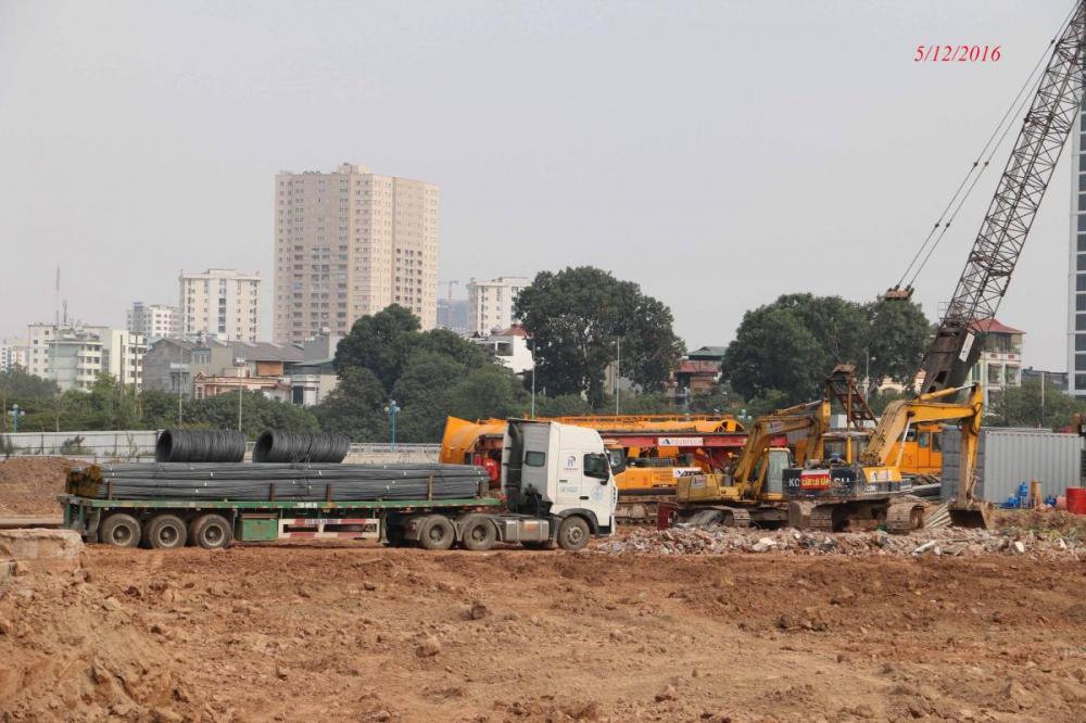 Dự án đang san lấp mặt bằng