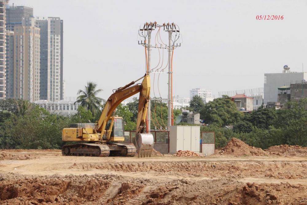 Dự án đang san lấp mặt bằng