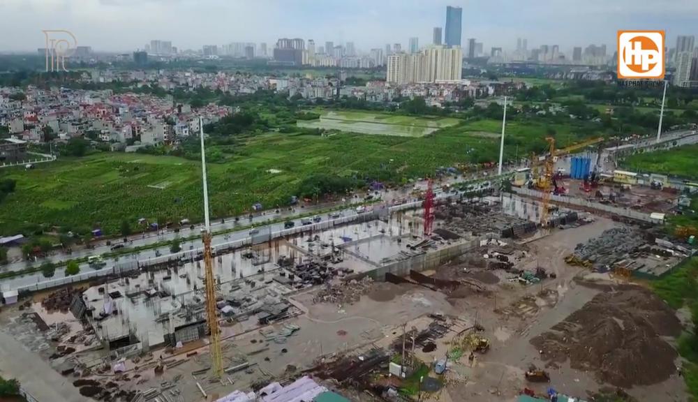 Dự án đang thi công phần móng