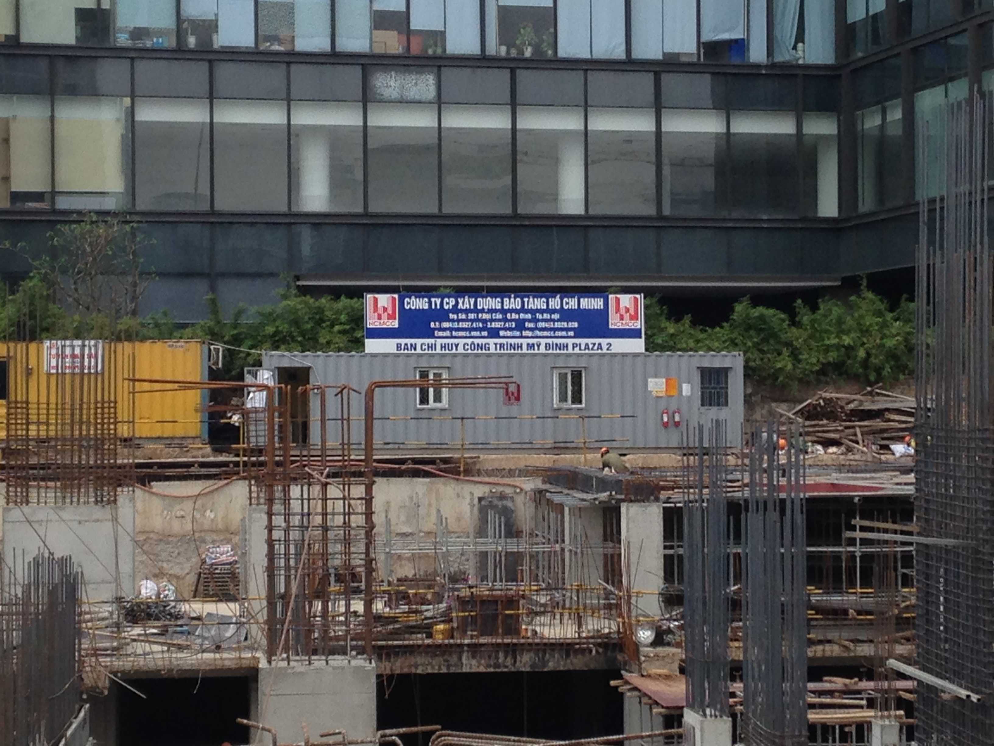 Dự án đang thi công tới hầm tầng 2