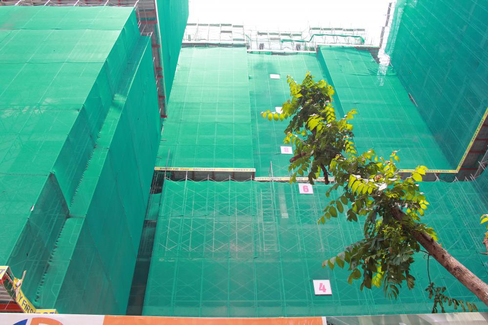Dự án đang thi công tới tầng 14