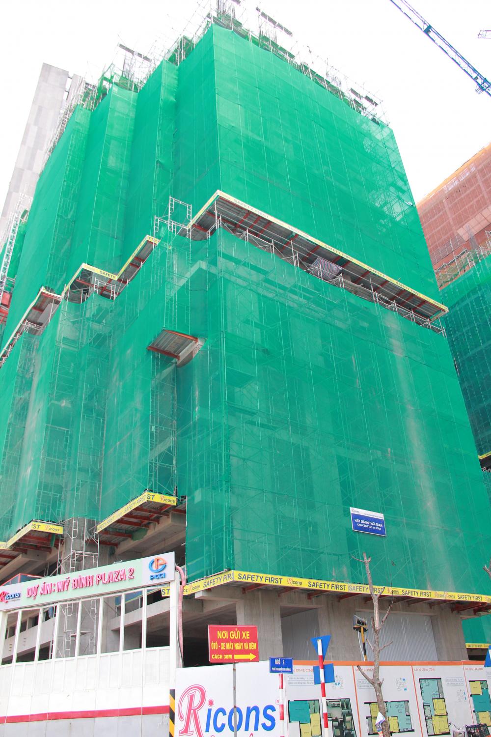 Dự án đang thi công tới tầng 14