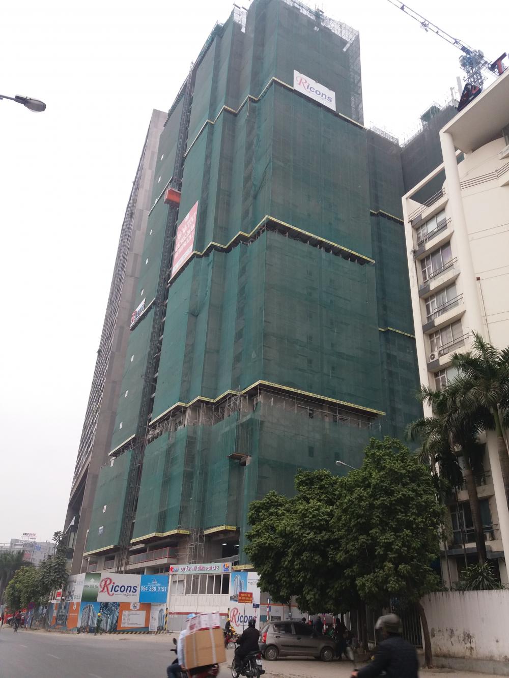 Dự án đang hoàn thiện nốt tầng 28