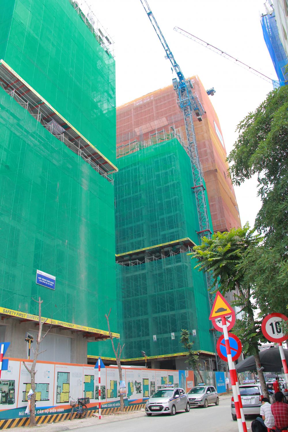 Dự án đang thi công tới tầng 14