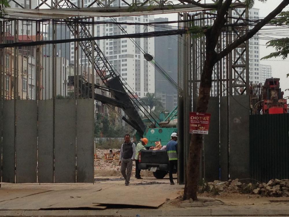 Dự án đang thi công hạ tầng