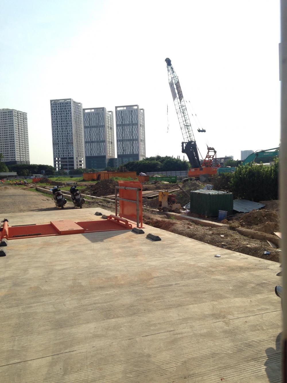 Dự án đang thi công mặt bằng