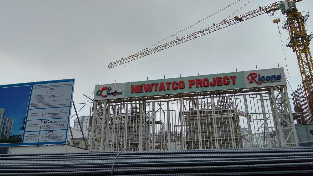 Dự án đang thi công tầng 1