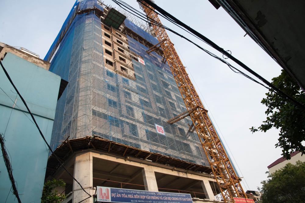 Dự án đã thi công tới tầng 17