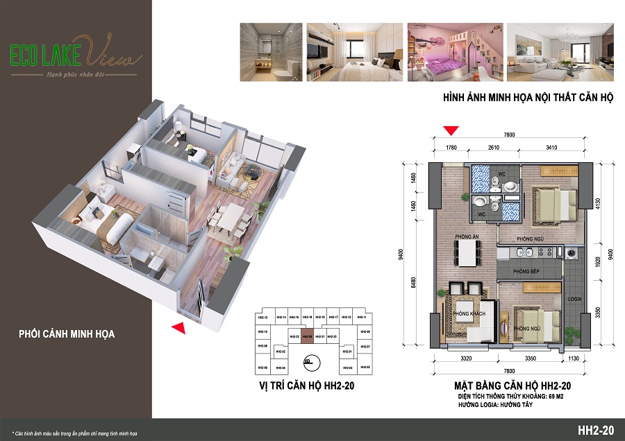 Thiết kế căn hộ HH2-20