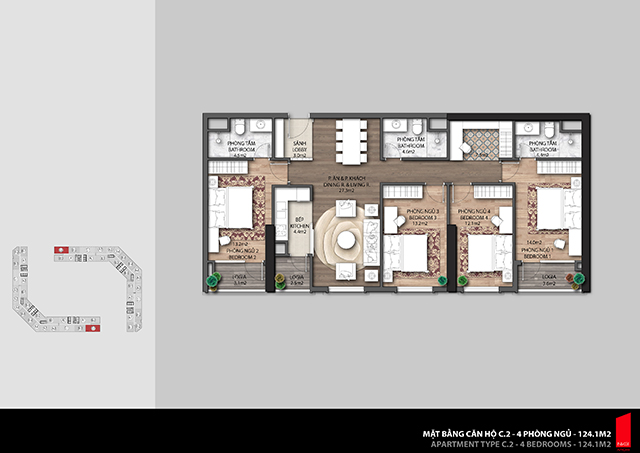 Thiết kế căn hộ C2