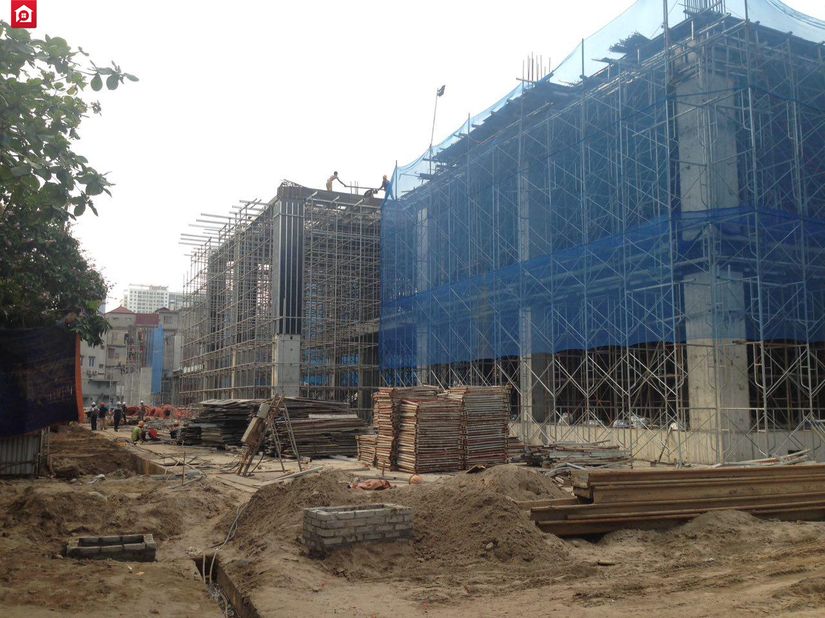 Dự án đang thi công phần thô