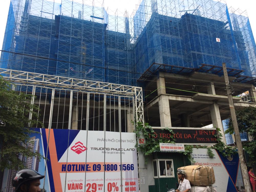 Dự án đang thi công tới mặt sàn tầng 7