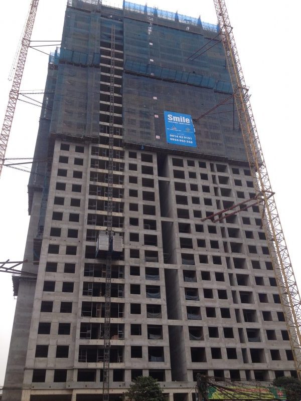 Dự án đang thi công đến tầng 33 trong tổng số 35 tầng