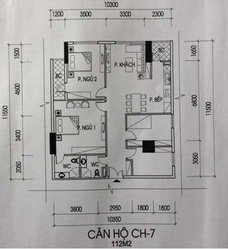 Thiết kế căn hộ CH-7