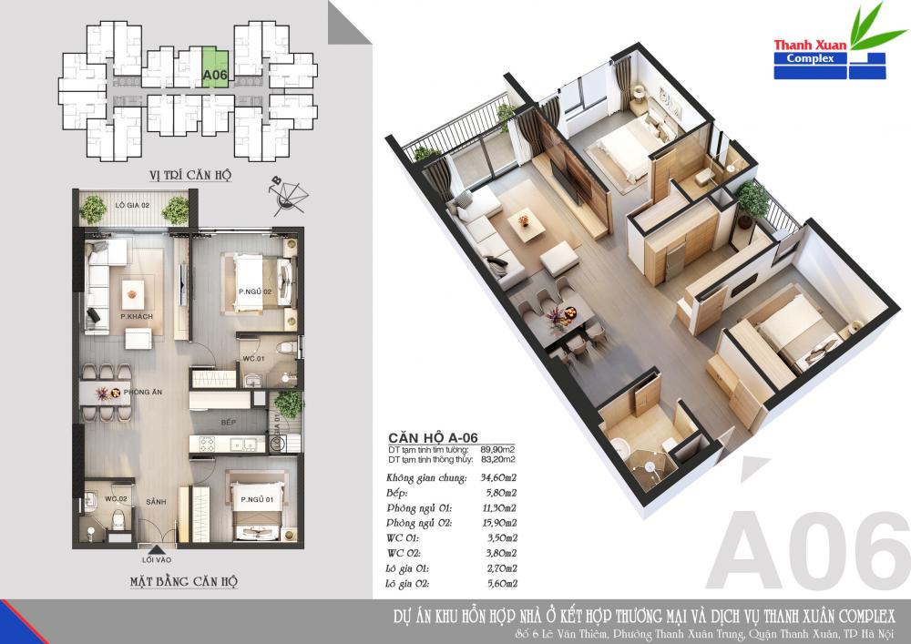 Thiết kế căn hộ A-06