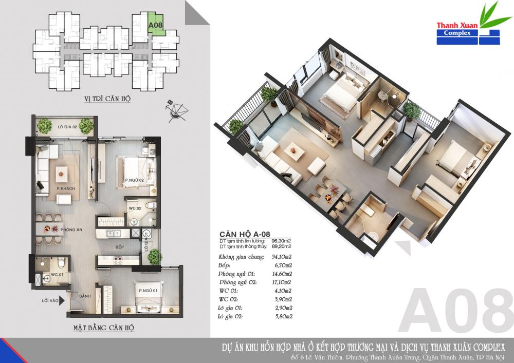 Thiết kế căn hộ A-08