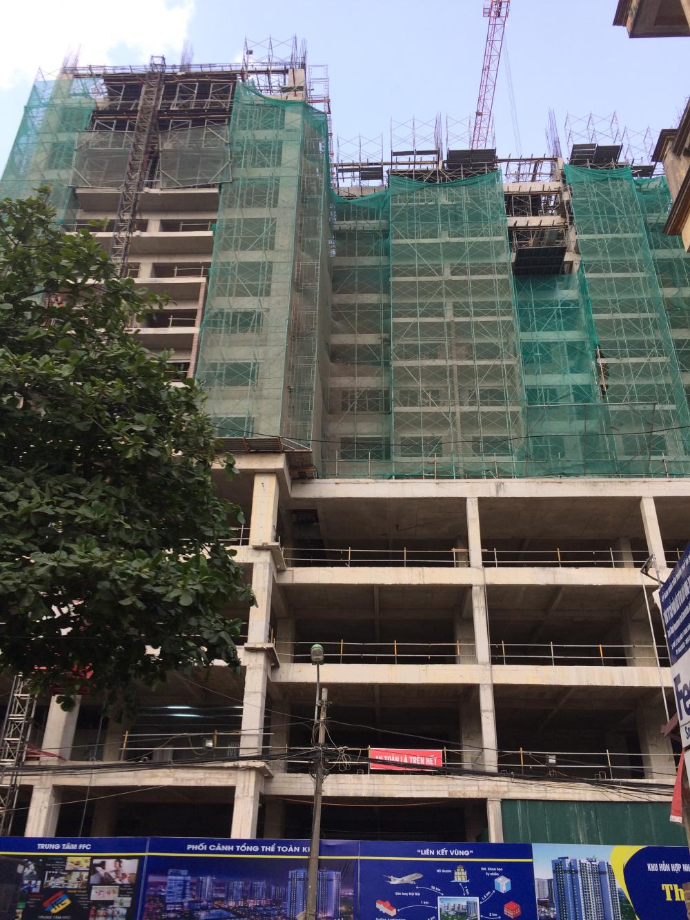 Dự án đang thi công mới mặt sàn tầng 13