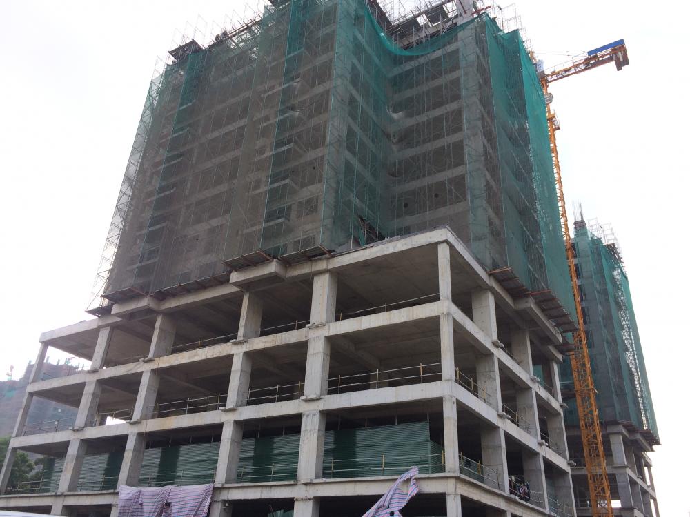 Dự án đang thi công mới mặt sàn tầng 13