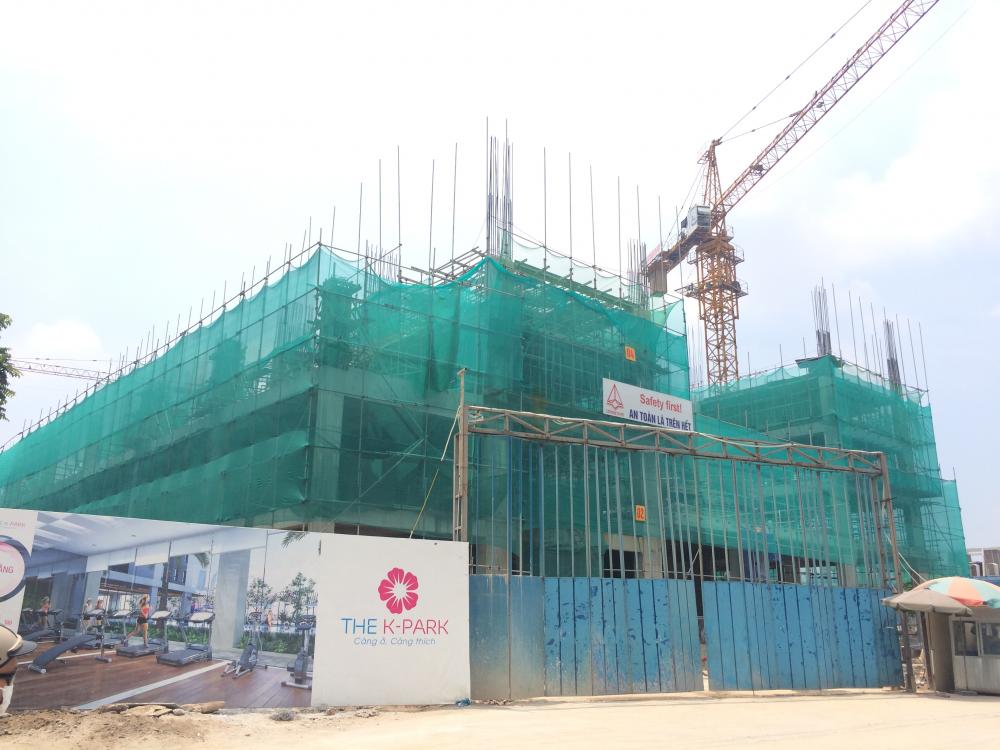 Tòa thi công đến mặt sàn tầng 2, tòa thi công mặt sàn tầng 4