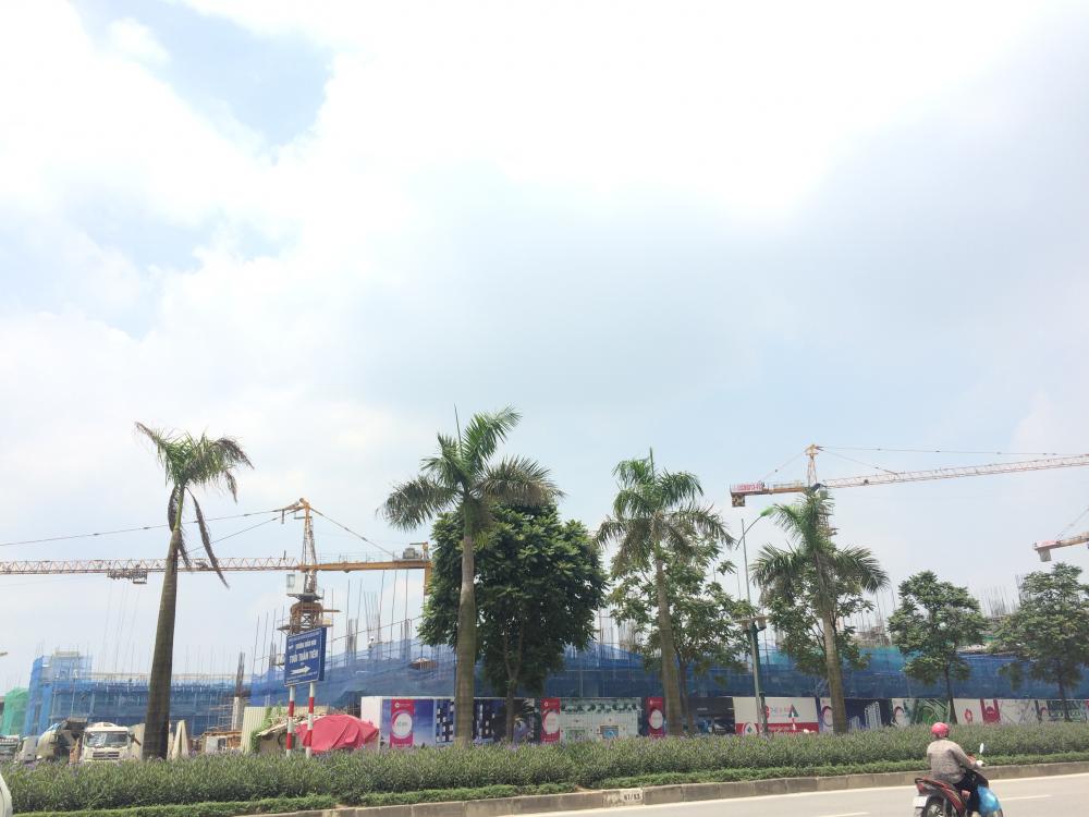 Tòa thi công đến mặt sàn tầng 2, tòa thi công mặt sàn tầng 4