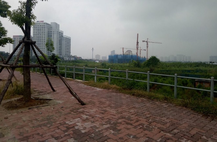 Dự án đang thi công đến mặt sàn tầng 4