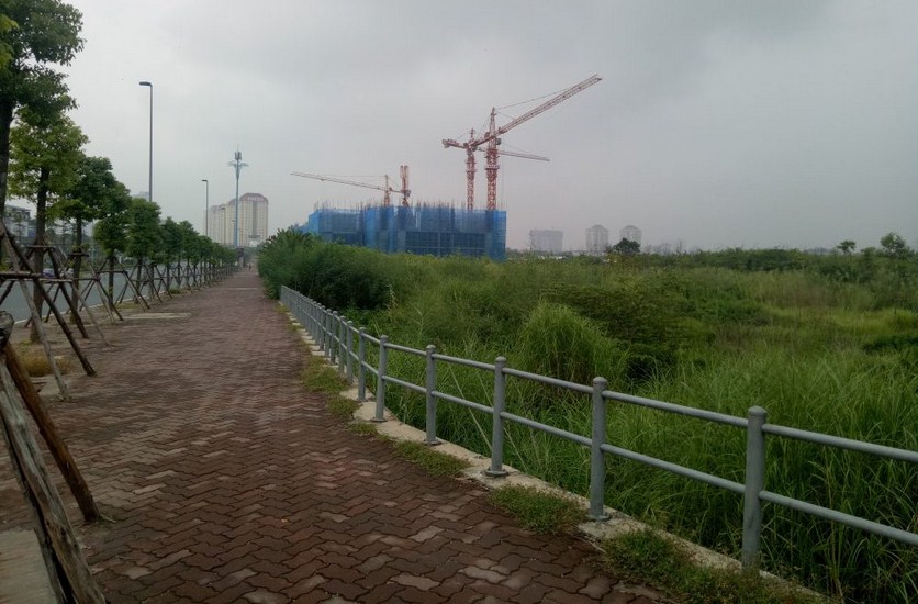 Dự án đang thi công đến mặt sàn tầng 4