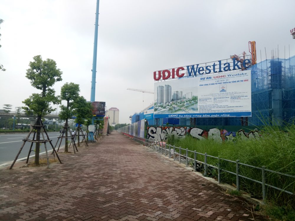 Dự án đang thi công đến mặt sàn tầng 4