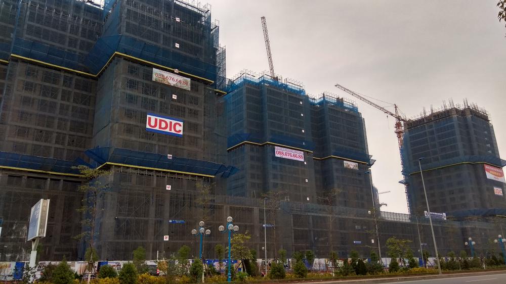 Dự án đang thi công tới tầng 18 và tầng 20