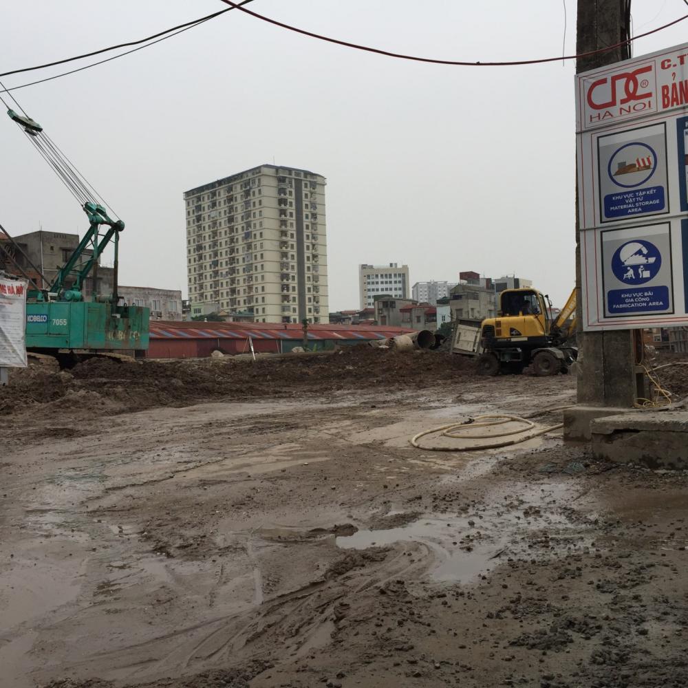 Dự án đang san lấp mặt bằng