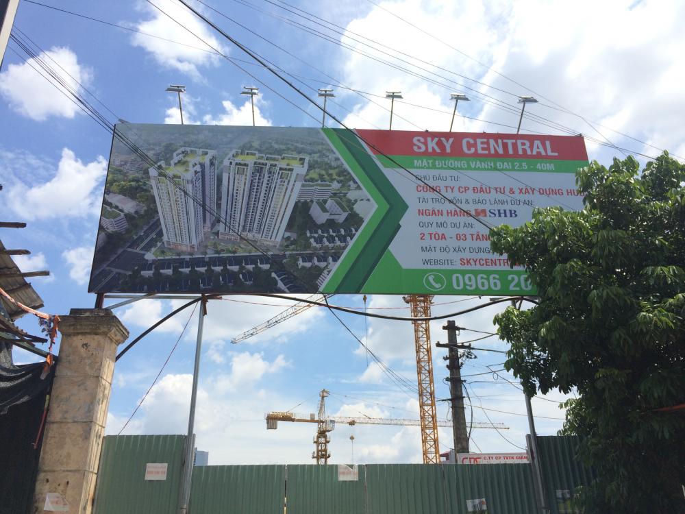 Dự án đang thi công móng hầm