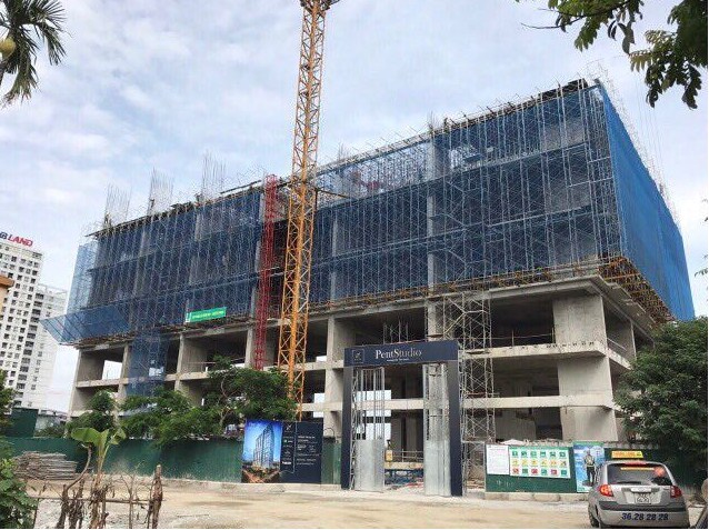 Dự án đang thi công tầng 6