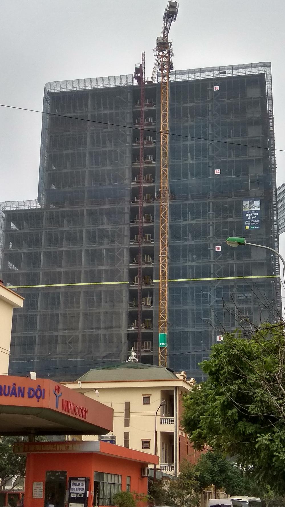 Dự án đã cất nóc