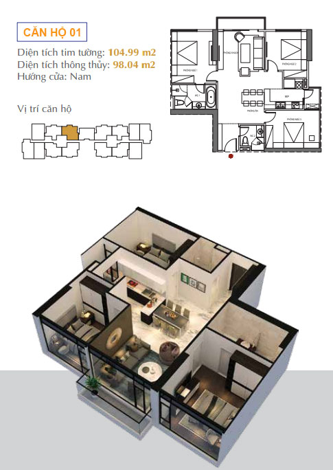 Thiết kế căn hộ 01