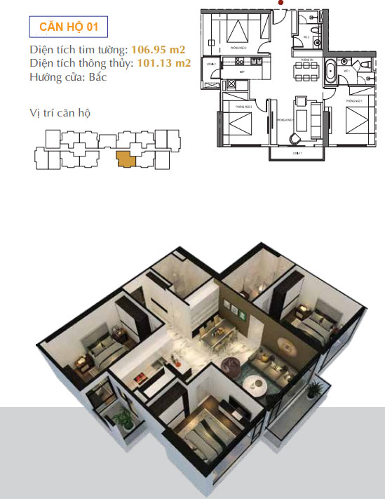 Thiết kế căn hộ 01