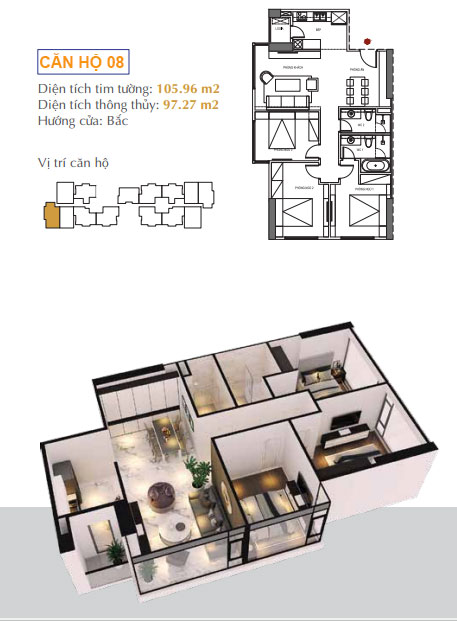 Thiết kế căn hộ 08