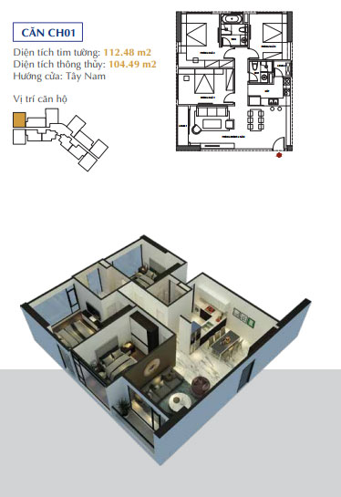 Thiết kế căn hộ 01