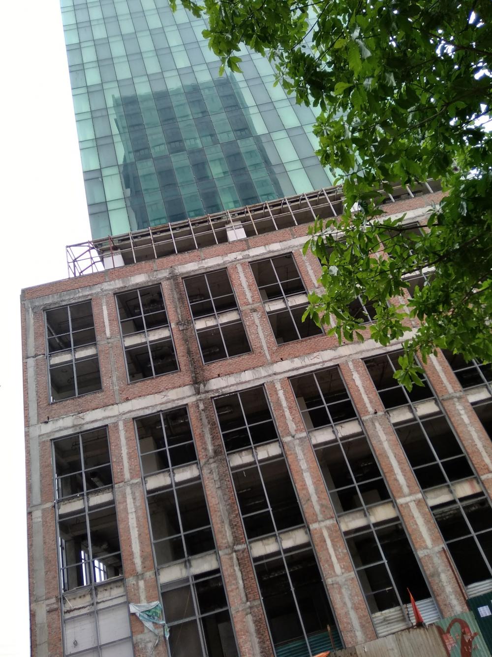 Dự án đang thi công nốt khối đế