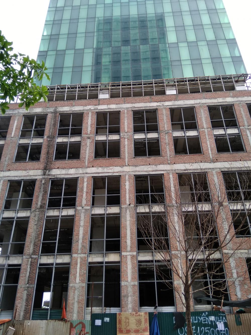 Dự án đang thi công nốt khối đế